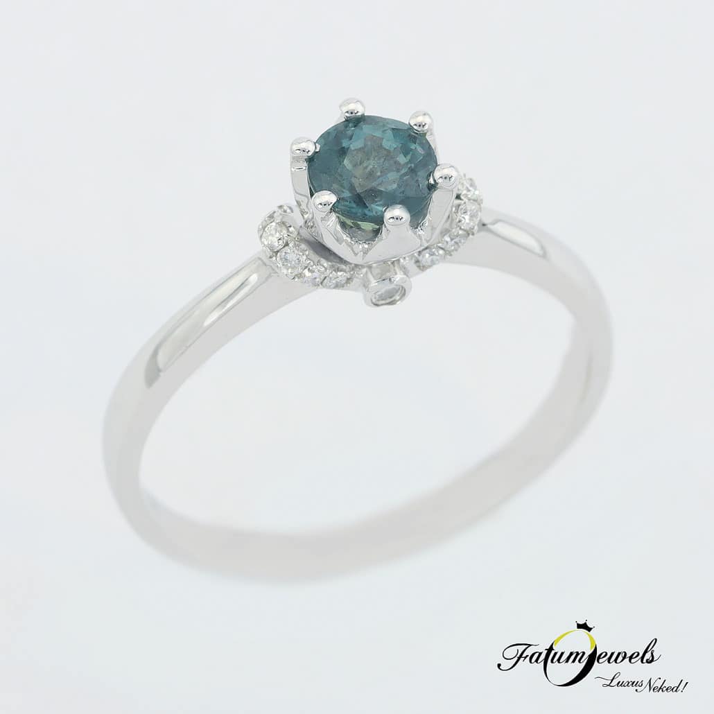 Fehérarany gyűrűk és a drágakövek harmóniája - ekszerblog (3)